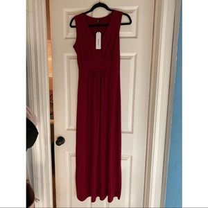 Burgundy Maxi Dress